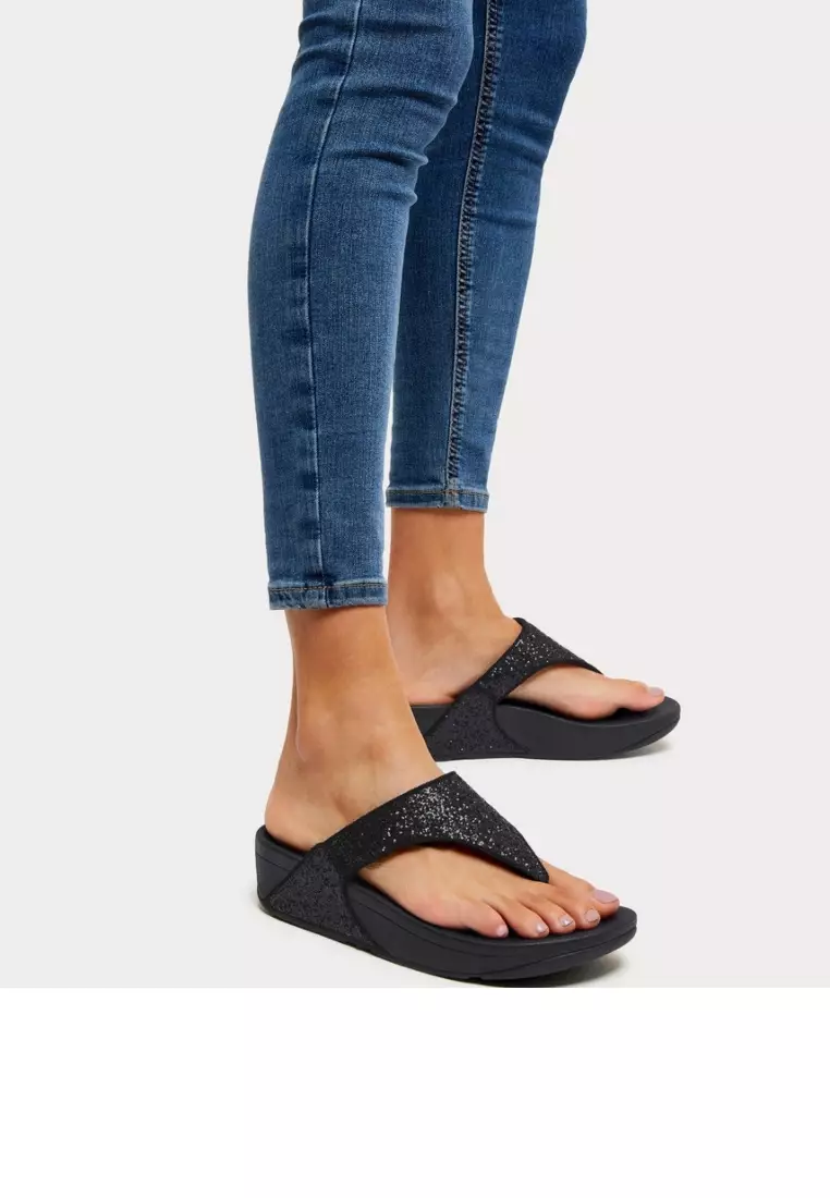Fitflop Lulu Glitter Toe Post Fitflop Midnight Navy Buy FitFlop