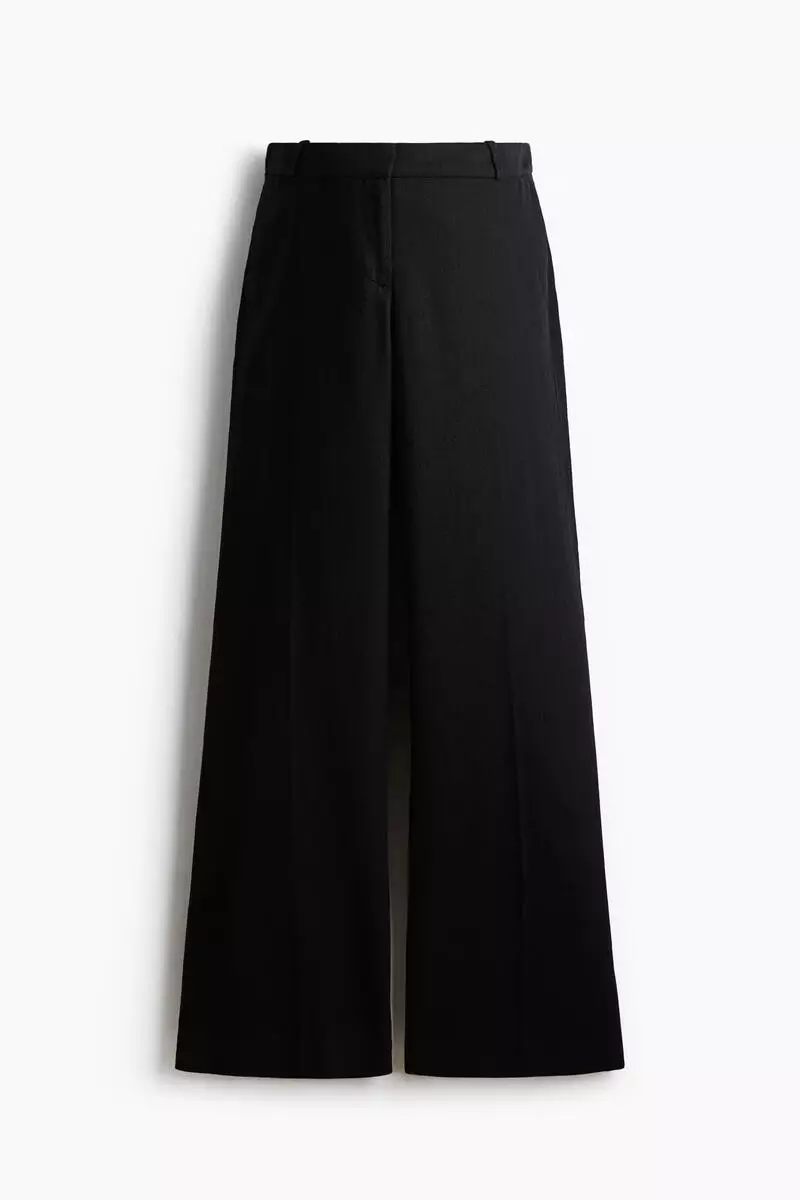 MAMA Linen-blend tailored trousers