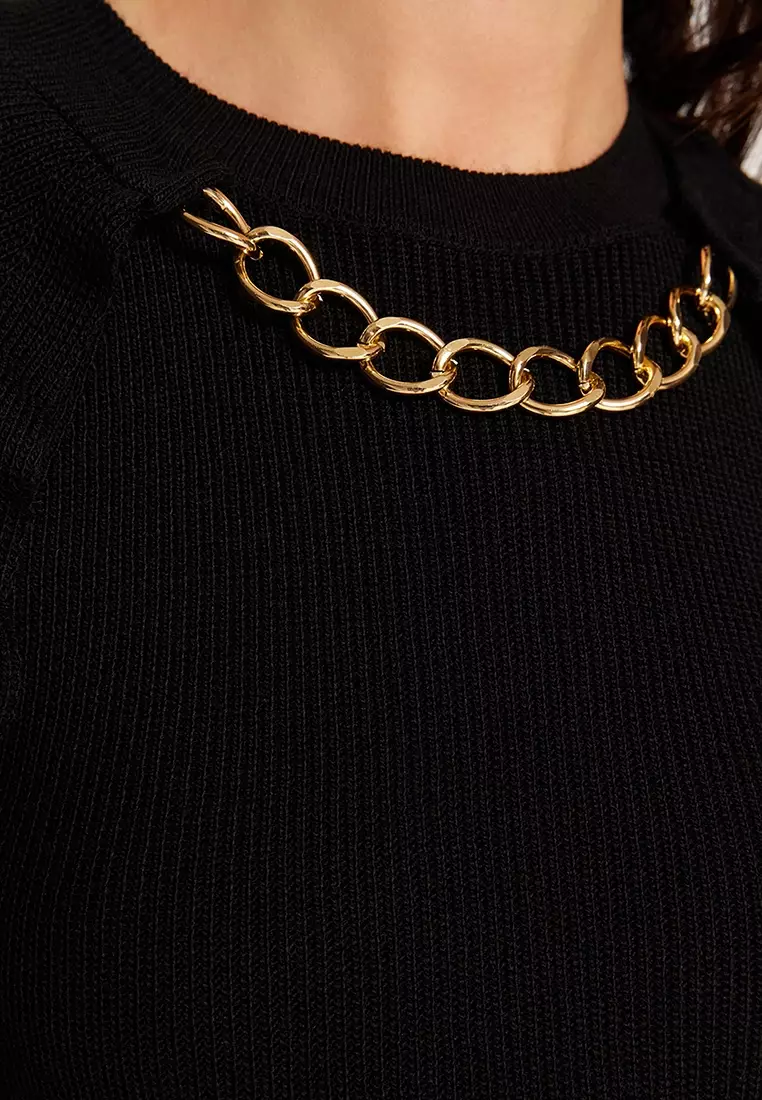 Knit Midi Dress with Cardigan