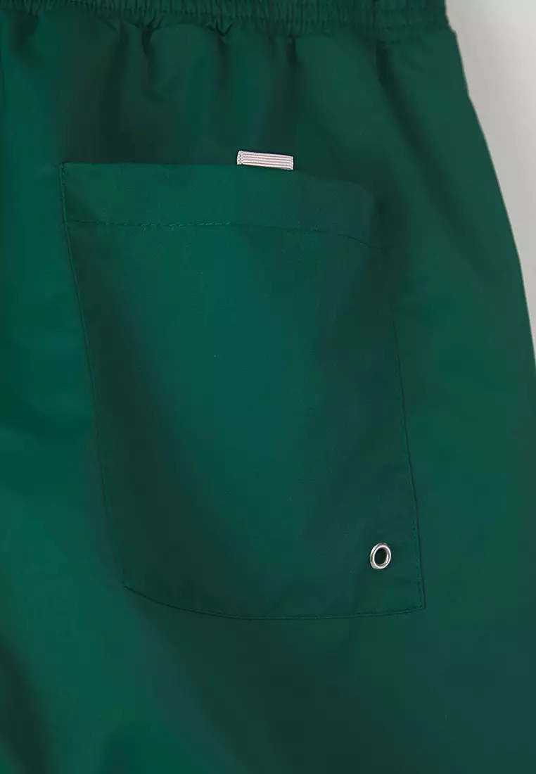 Emerald Green Regular Standard Swimsuit Swim Shorts TMNSS20DS0023
