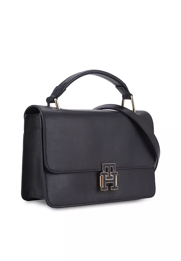Tommy hilfiger top leather crossbody bag
