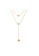 Air Jewellery gold Luxurious Double Peas Necklace In Rose Gold 08CC1AC038C2B8GS_1