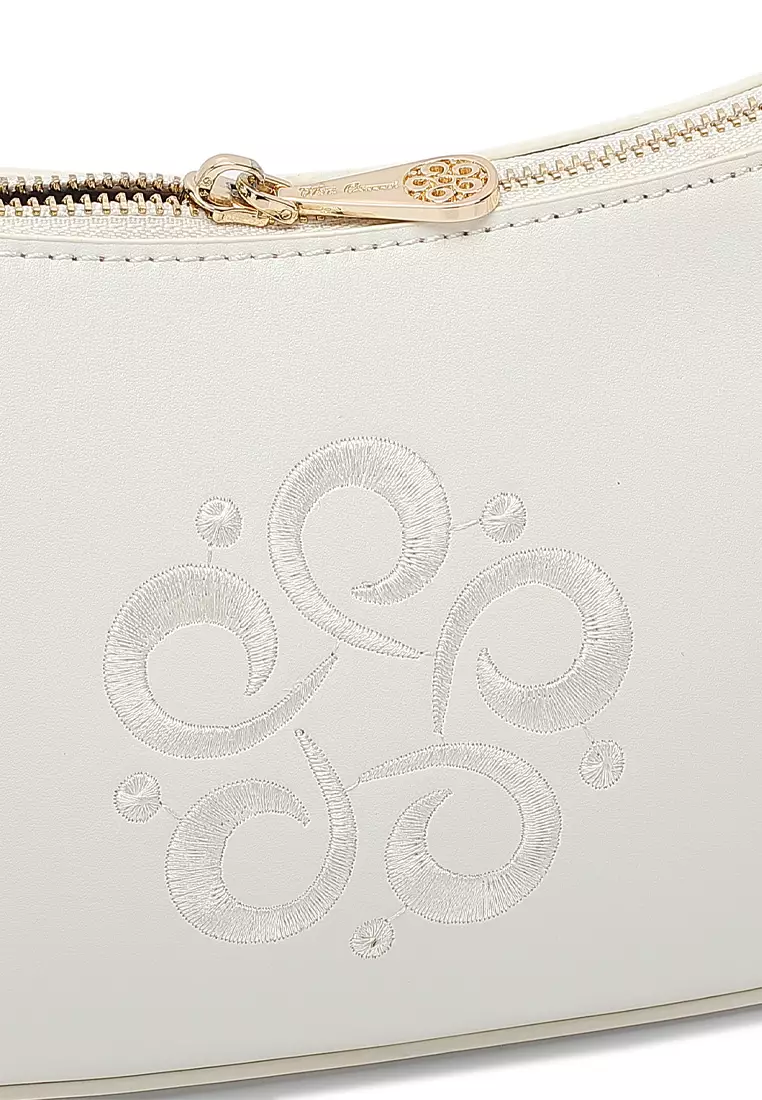 Women's Top Handle Bag / Sling Bag / Shoulder Bag (Tas Tangan / Tas Selempang / Tas Bahu Wanita) - Putih