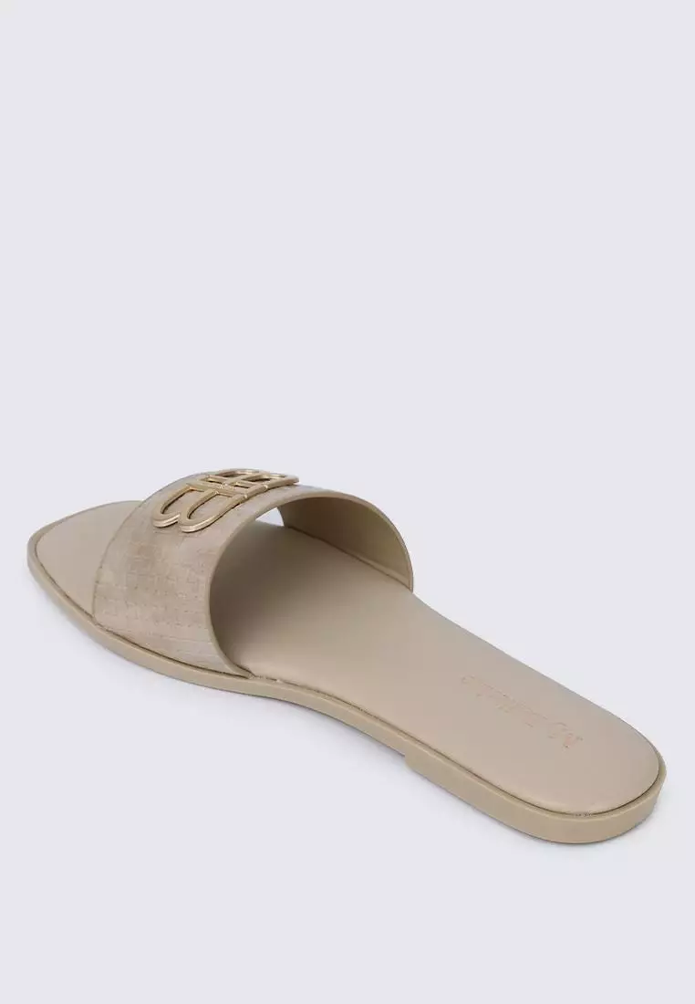My Ballerine Ines Comfy Sandals In Almond
