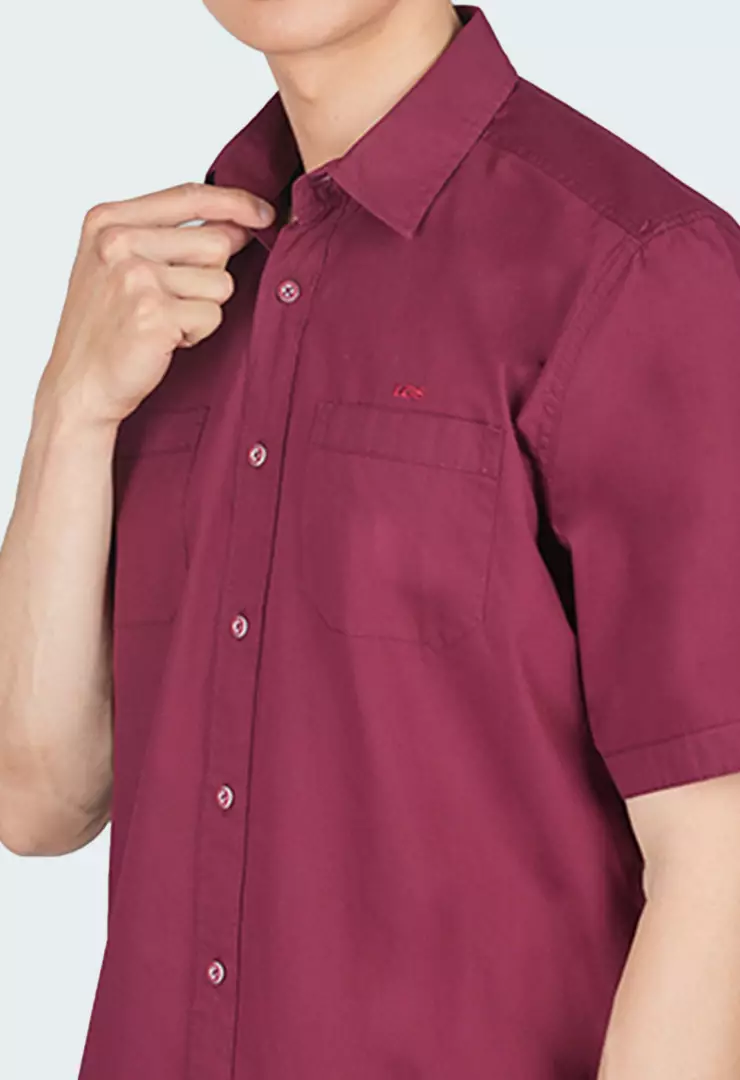 LGS - Livo Classic Collection -  Kemeja Casual Pria - Lengan Pendek - Motif Polos - CSH.271.K001