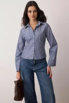 Navy Blue/White