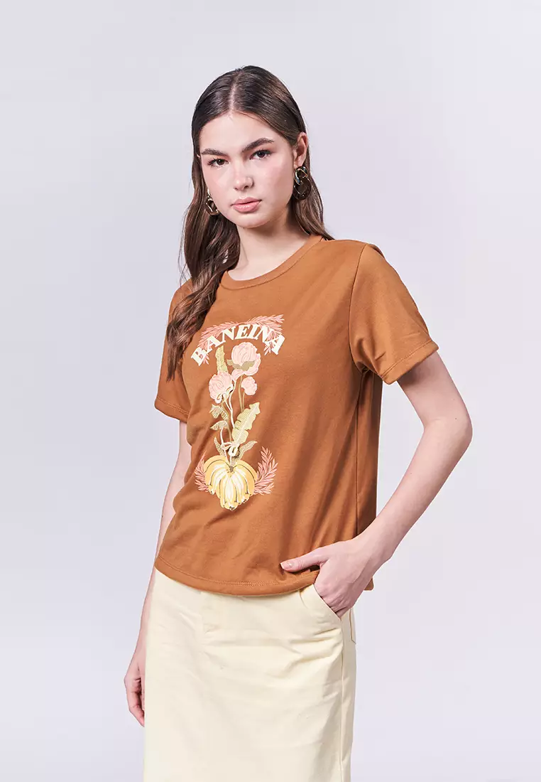 Summer Tees 2025 Baneina Short Sleeve Shirt Top