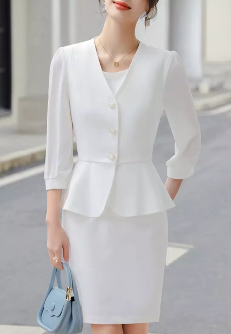 Elegant Single Breasted Suit YGH-EQ6010