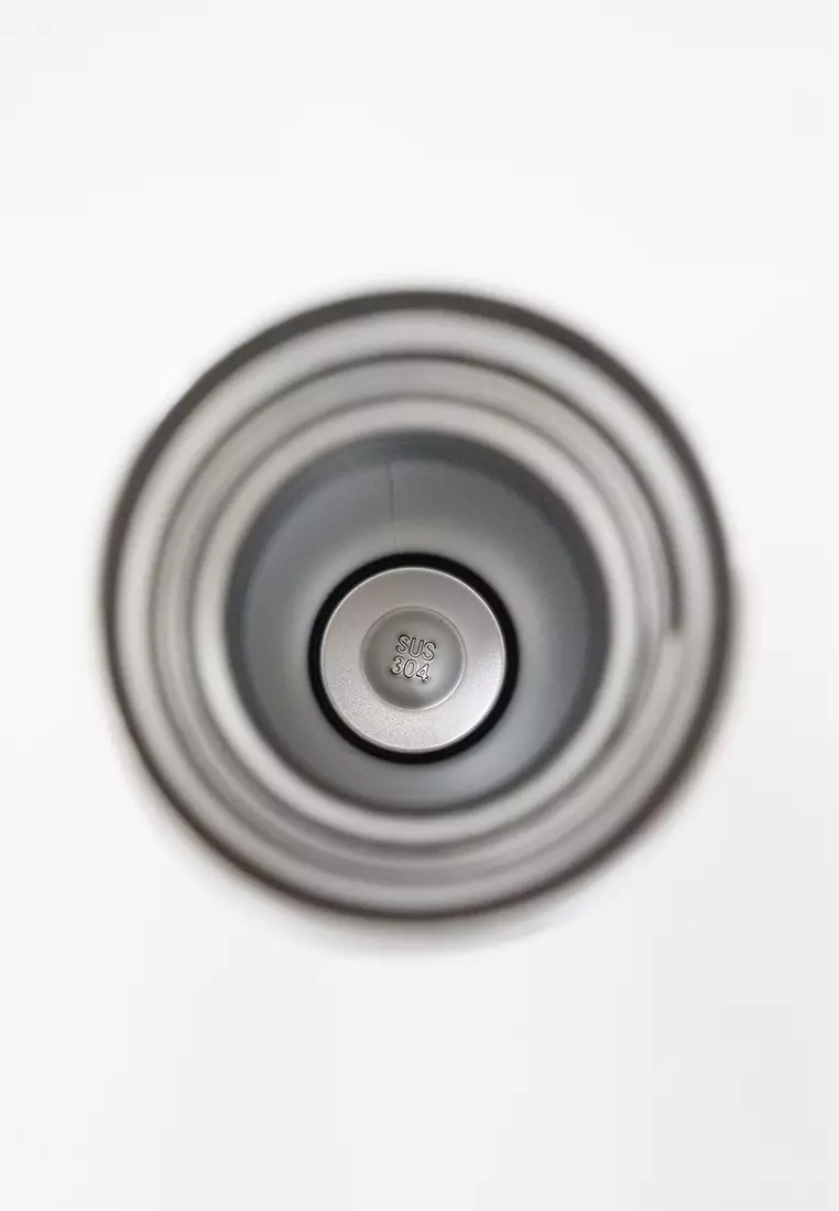 Wakakids Botol Minum Termos Stainless Steel Tumbler Premium Simple Polos Glossy Vacuum Insulated 500ml K132 Venjr Hitam