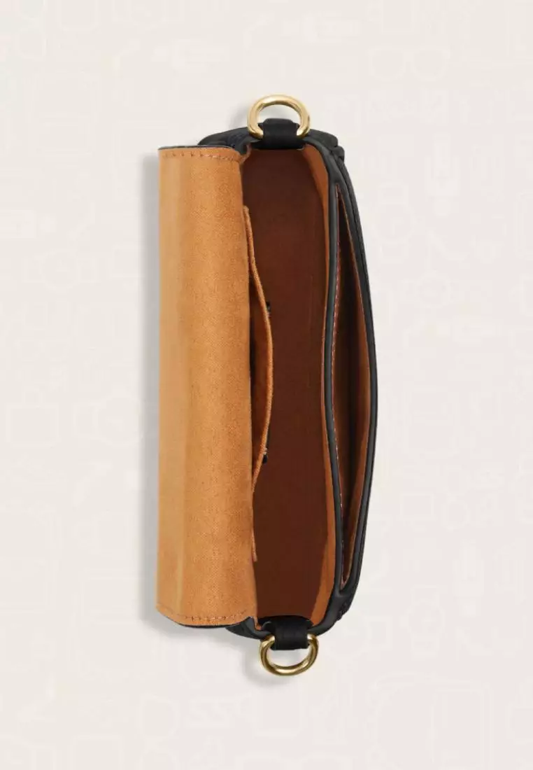 Coach Amelia Small Saddle Bag Black