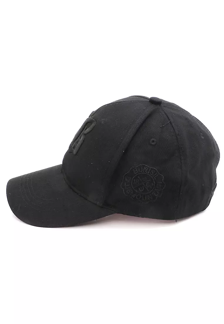 Drsh Topi Baseball Unisex Casual Resizable Strap Comfortable Material Cotton ORIGINAL - Black