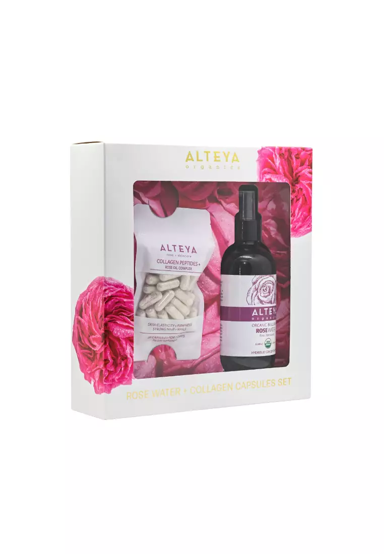 ALTEYA ORGANICS Rose Water & Collagen Capsule Set (2pcs)2piece
