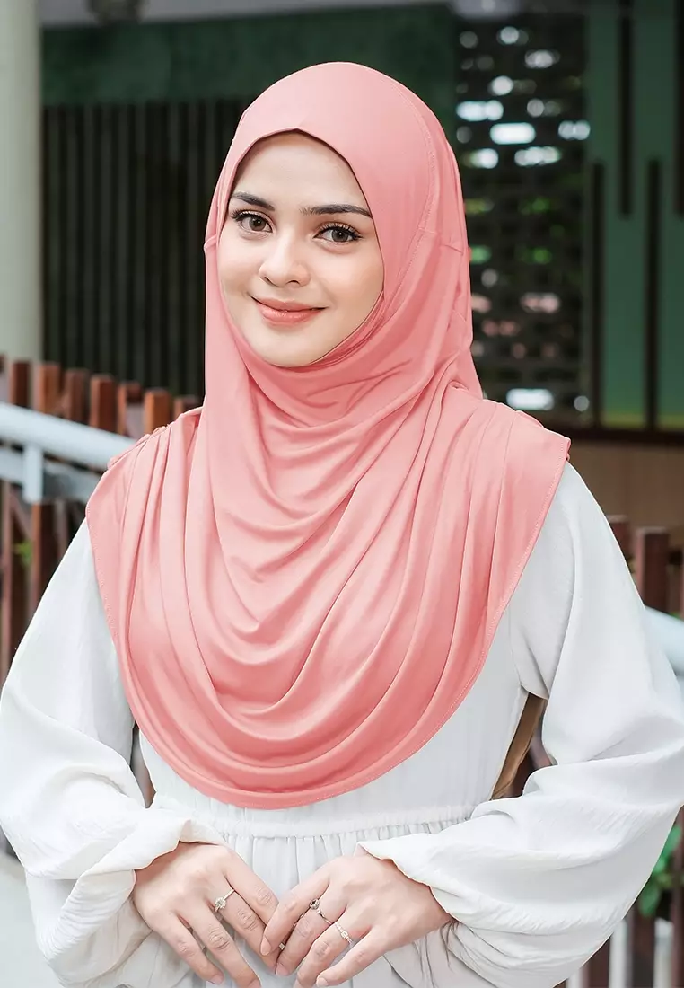 HIJAB INSTAN FATHIA - SALMON