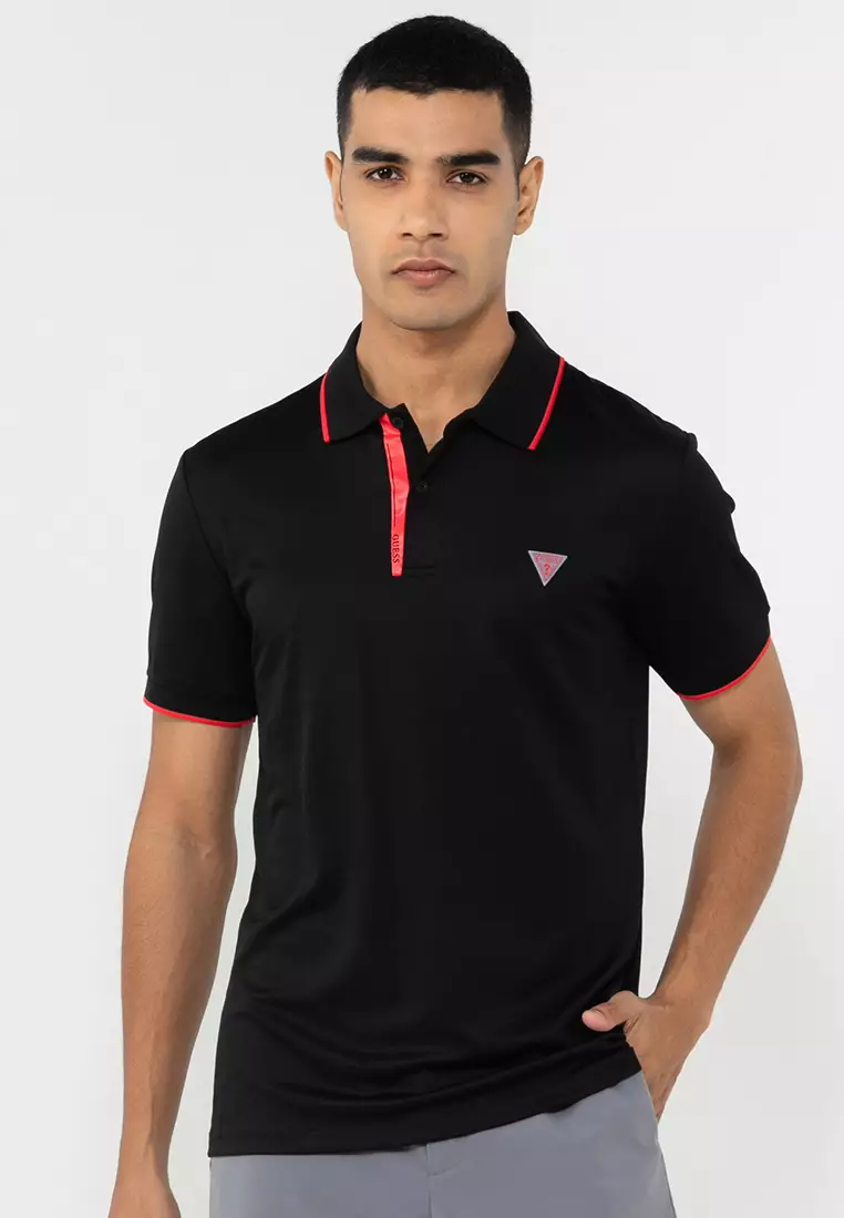 Jual Guess Short Sleeve Tech Stretch Polo Shirt Original 2024 | ZALORA ...