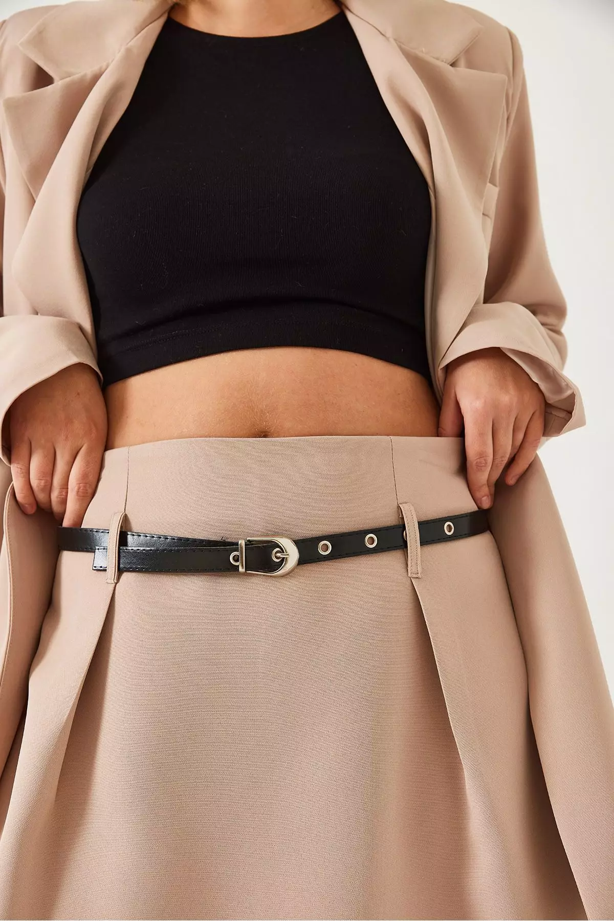 Women's Skirt Jacket Top And Bottom Set Mbms055 60501055