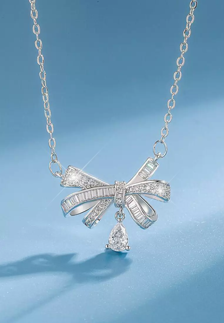 Kalung Wanita Berlian Butterfly Korea Fashion Necklace Wanita Perhiasan Wanita