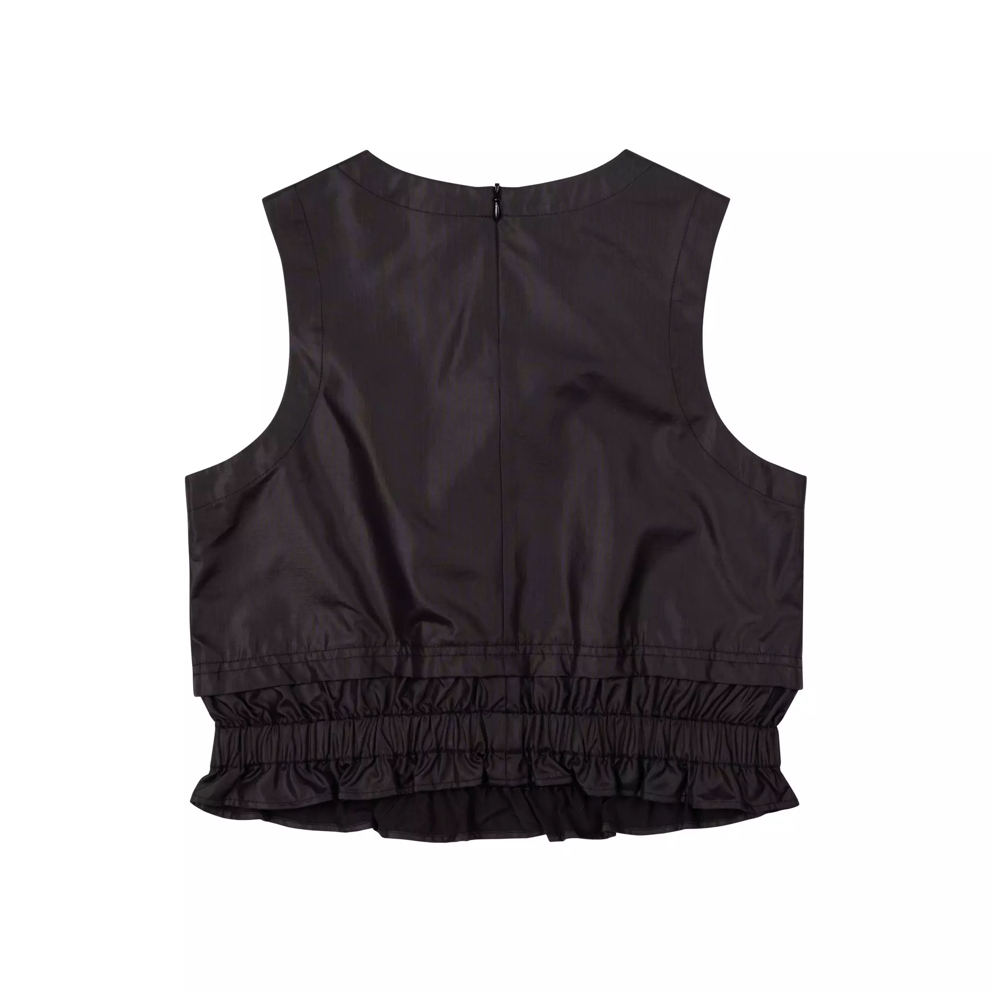 PUMA Wardrobe Essentials Layered Crop Top Women