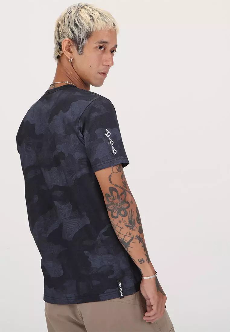 MCT PREEMO CAMO SHORT SLEEVE TEE BLK
