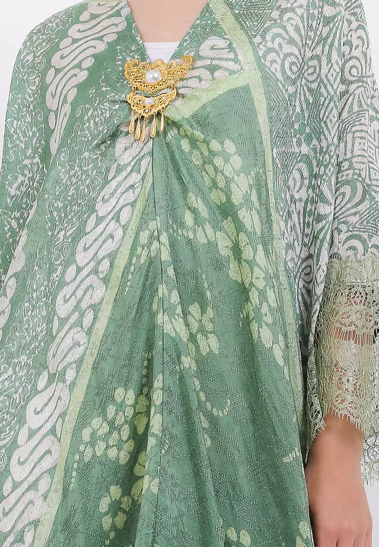Batik Rizqina Humaira2 Kaftan Batik Viscose Brokat Oversize NV