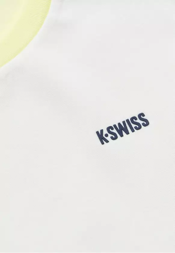 女裝 K-SWISS LOGO 拼色落肩T裇