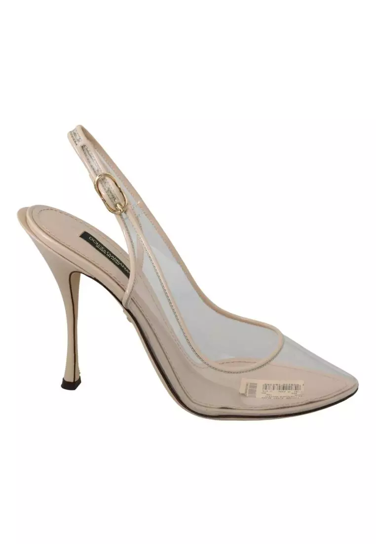 Pvc slingback heels sale