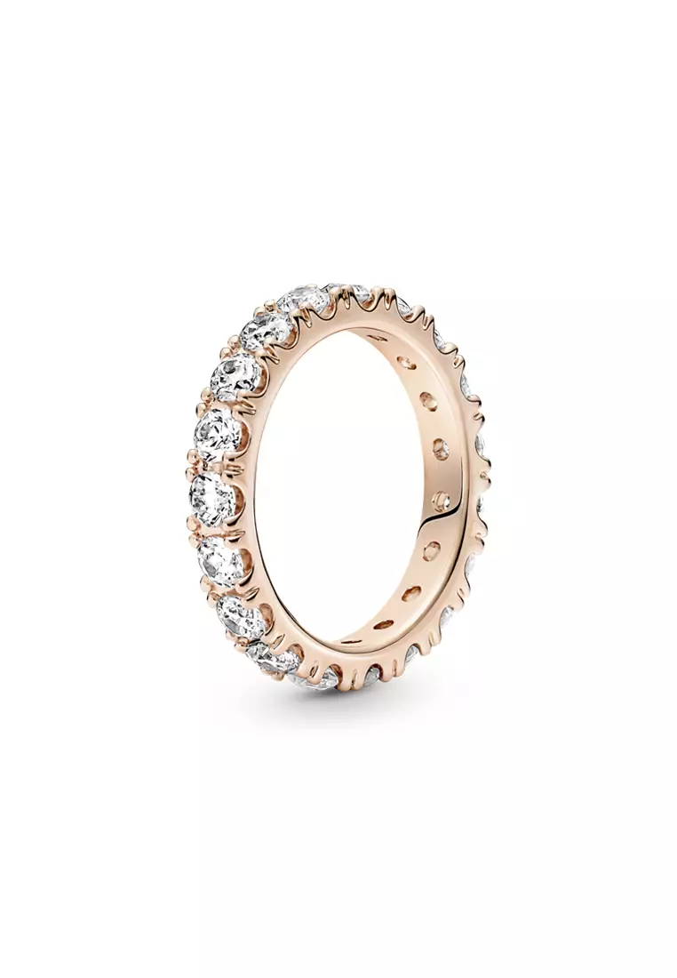 Buy PANDORA Pandora 14K Rose Gold-Plated Sparkling Row Eternity
