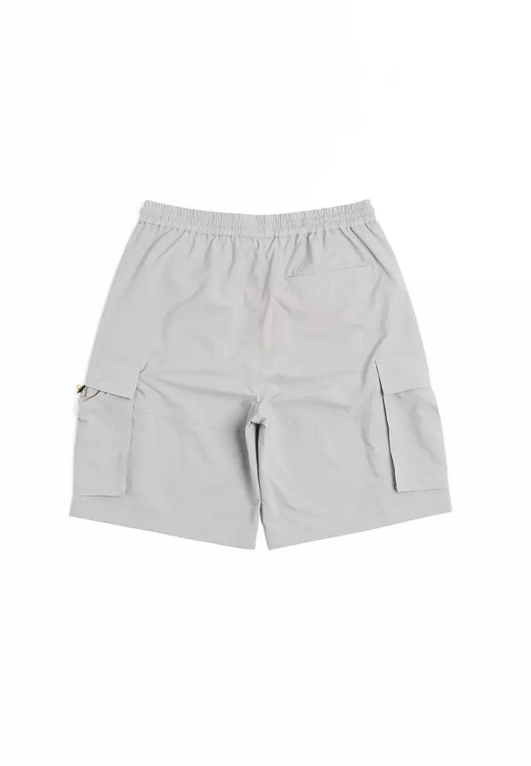 All white 2025 cargo shorts