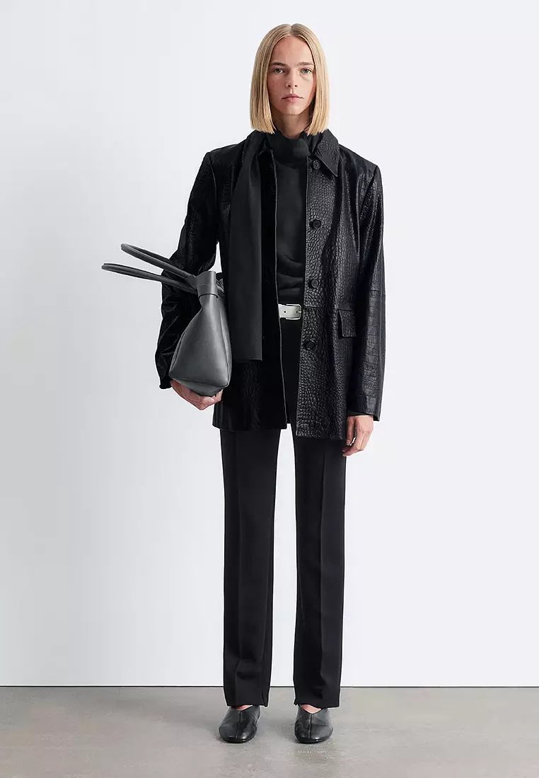 Slim-Leg Press-Crease Trousers