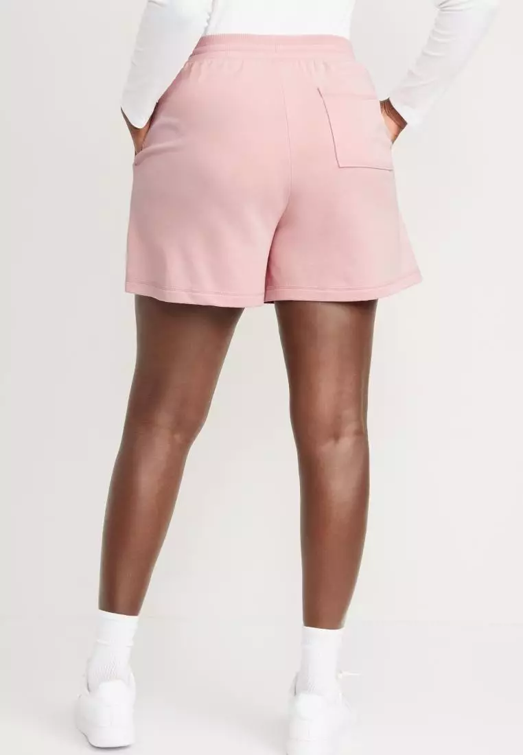Extra High-Waisted French-Terry Sweat Shorts