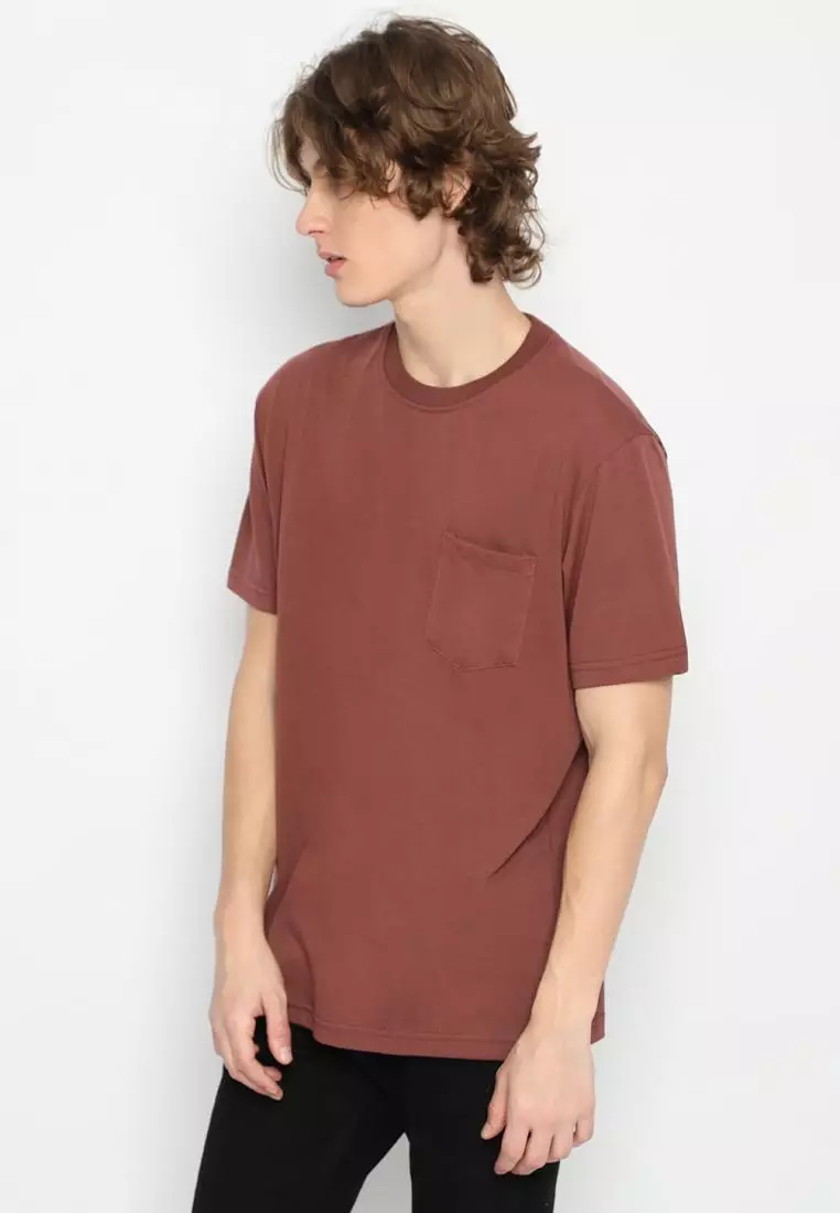 MATSUDA Kaos Polos Pocket T Shirt Cotton Chuo