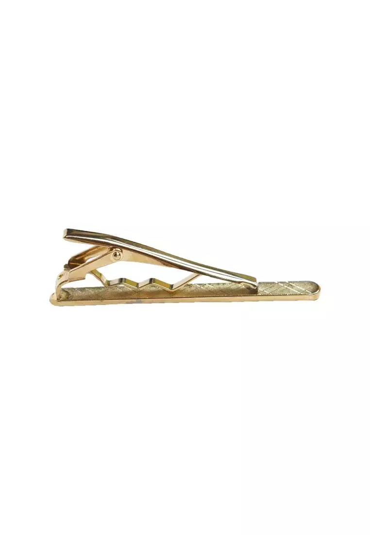 Houseofcuff Pin Tie Jepit Dasi Slim Gold A11