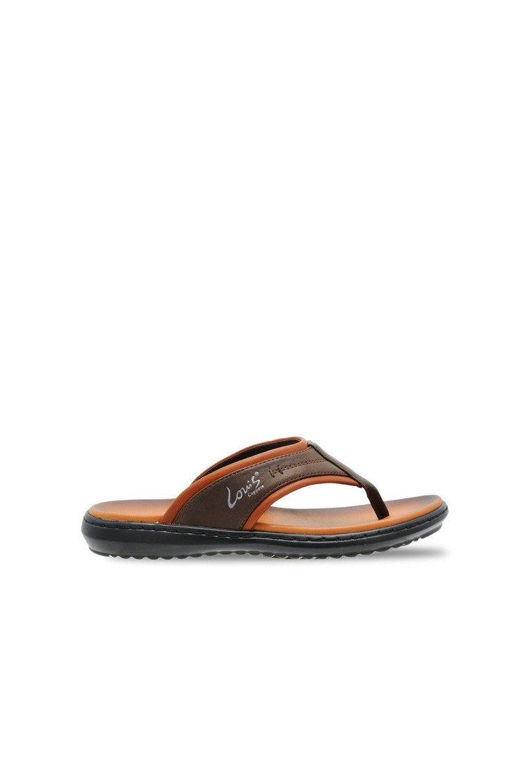 Louis Cuppers Slip On Faux Leather Classic Casual Sandals