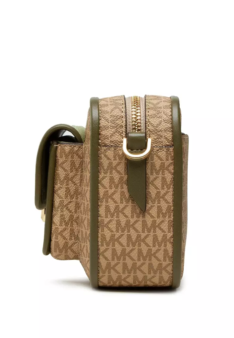 Michael kors camera bag brown clearance