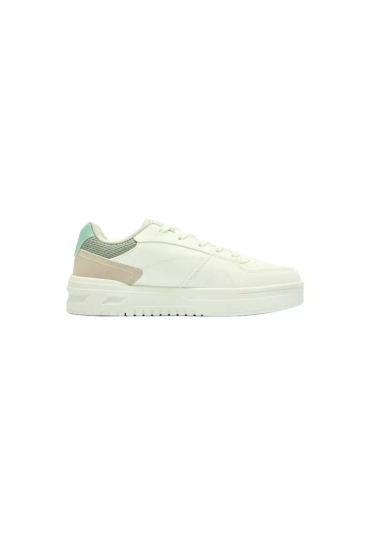 Women’s Skateboarding Shoes in Egret/Green