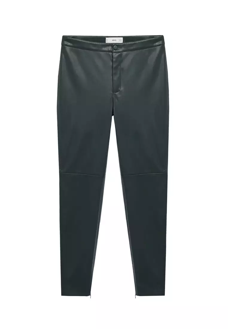 Faux Leather Trousers