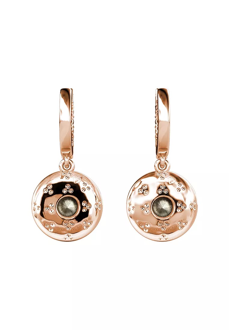 Callista Round RG AB Rainbow - Anting Crystal by Her Jewellery