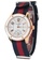 EGLANTINE 金色 EGLANTINE®Vanessa女士玫瑰鍍金鋼質石英手錶白色錶盤，海軍藍/紅色NATO錶帶 4511CAC1FF9EFBGS_1
