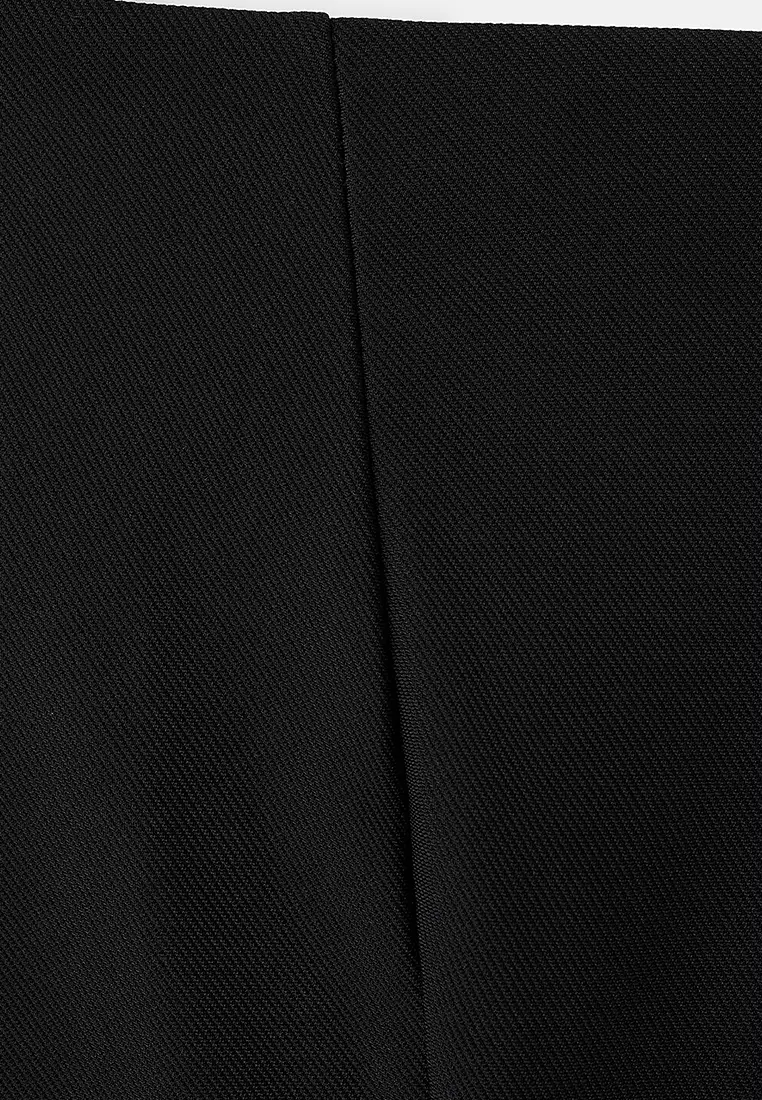 Strapless Peplum Top