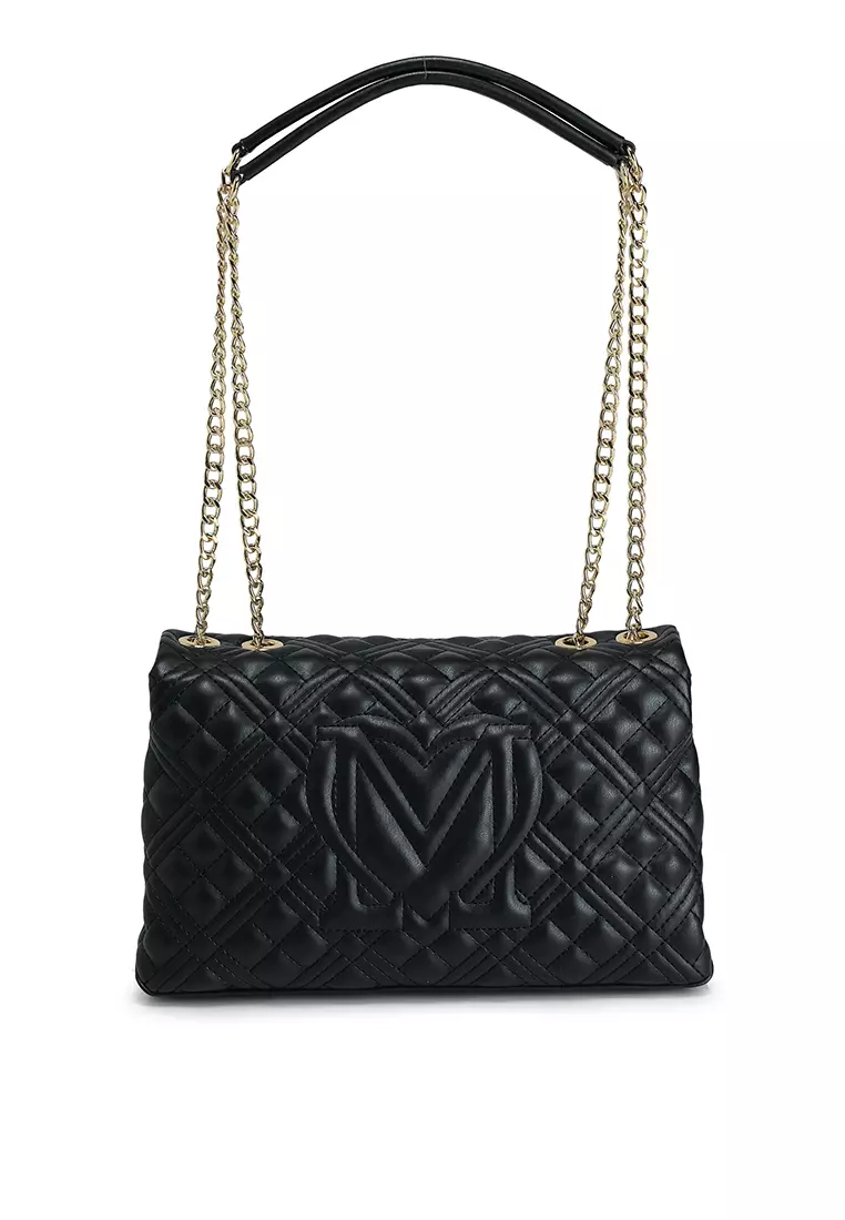 Logo Quilted Shoulder Bag (tr)