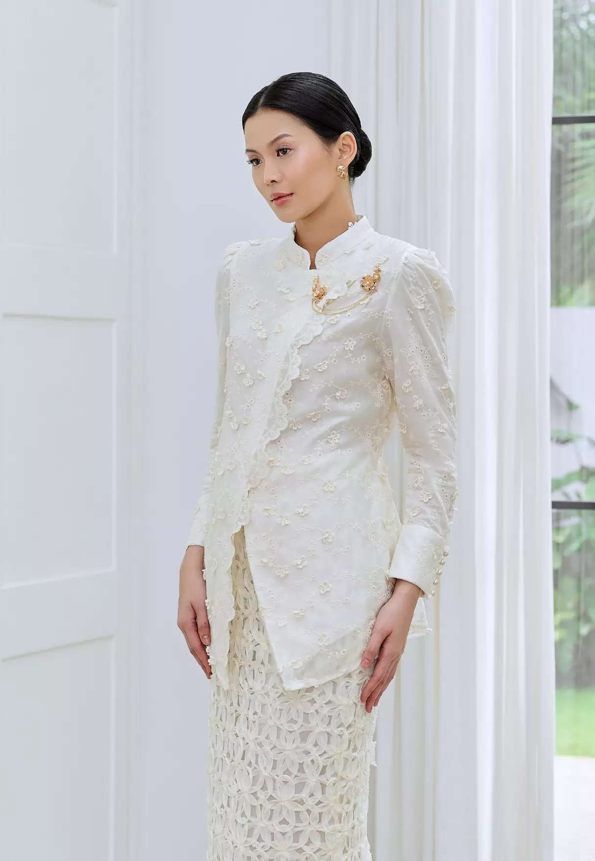 Naira Blouse - Ivory