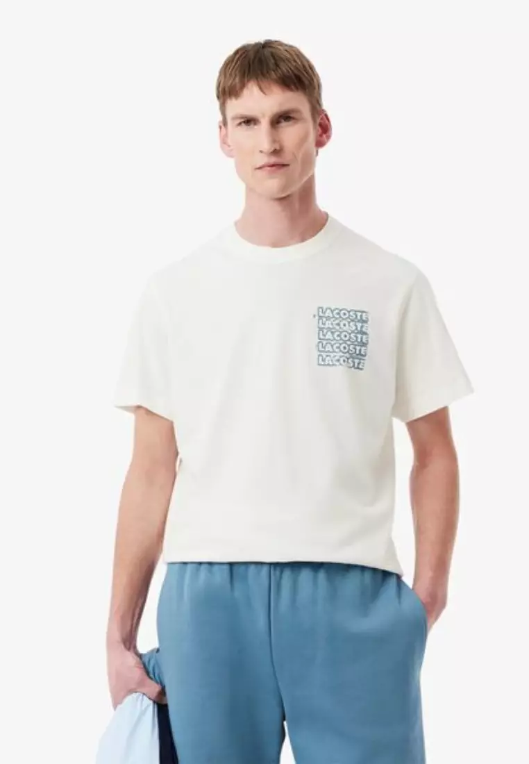Buy Lacoste Cotton Jersey Graphic T-shirt 2026 Online | ZALORA
