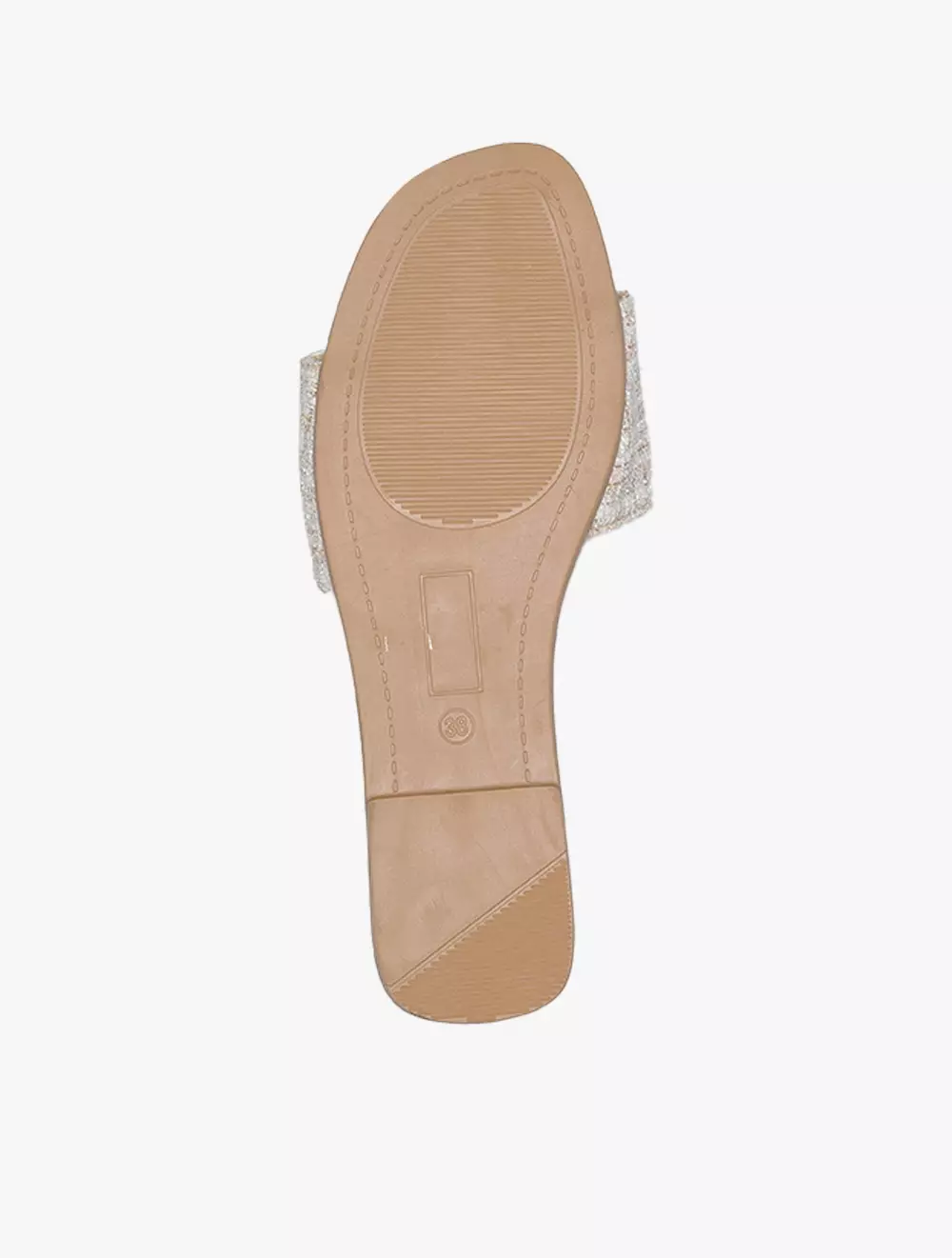 Payless Chrissie Womens Zuri Flat Sandals - Beige_05