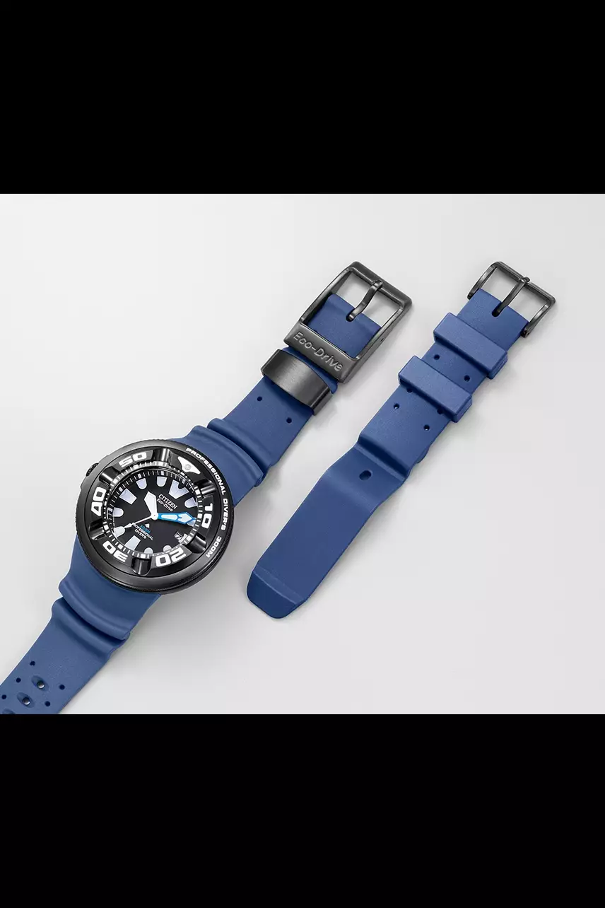 BJ8055-04E Eco Drive Promaster Rubber Strap