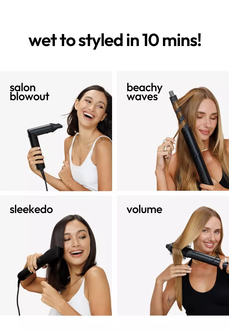 Airflex 6-In-1 Straightener and Curler / Multi-styler and Dryer