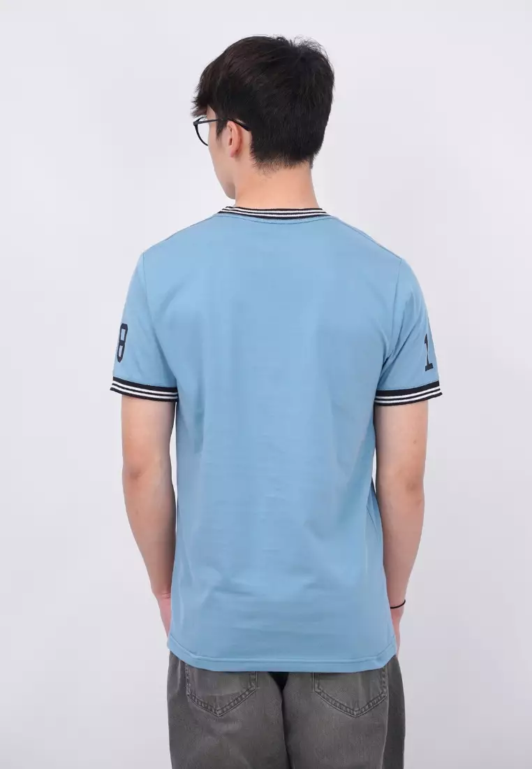 Ryusei Kaos Pria Yokohama Smoke Blue