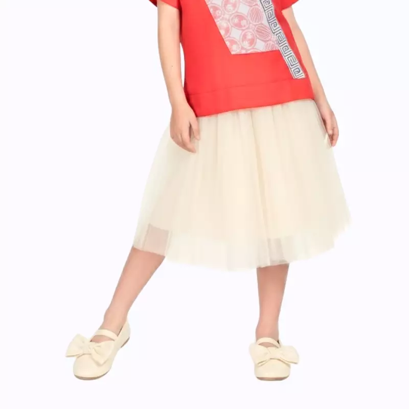 Rok Tulle Anak Perempuan - Bhatara Batik Cinderella Skirt - Rok Tutu Midi Modern