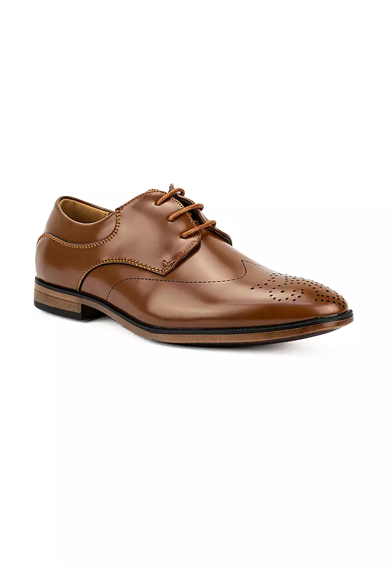 Men's Formal Oxford Shoes MW 23109 Brown C25