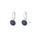 Glamorousky blue Fashion Brilliant Geometric Round Earrings with Dark Blue Cubic Zirconia 8A783AC0F2F087GS_2