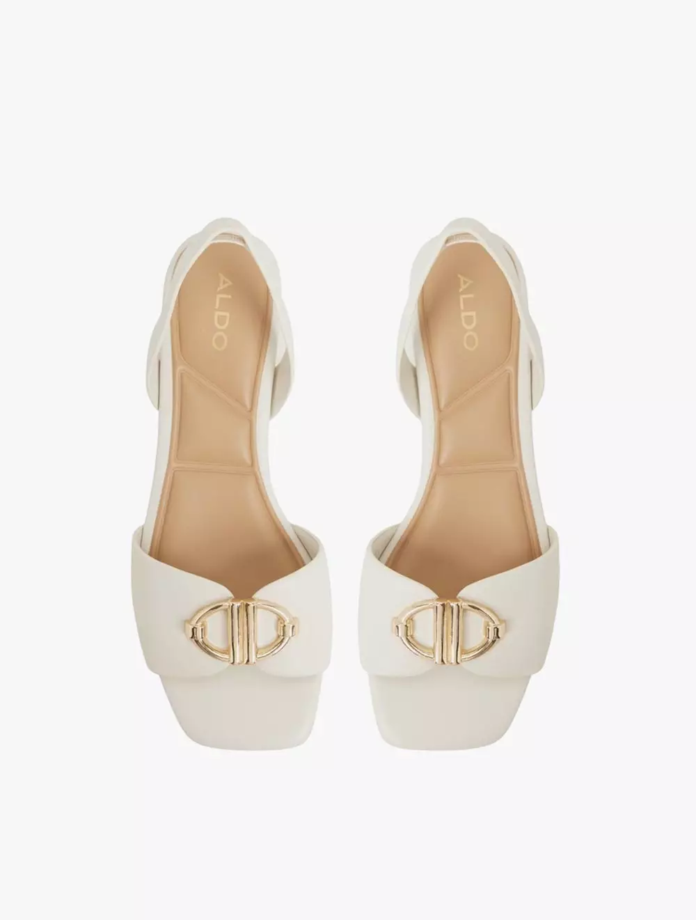 Aldo Jazmina Women's Heeled Sandals - White/Bone