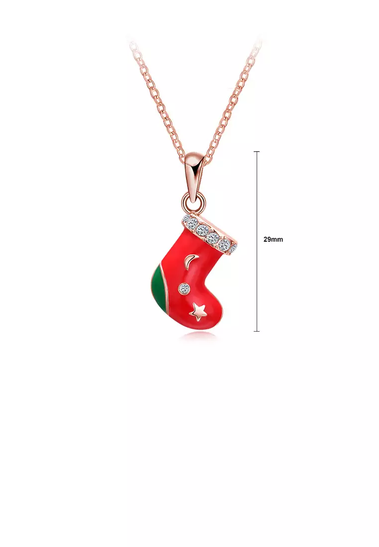 Christmas sales charm necklace